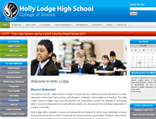 Tablet Screenshot of holly-lodge.org